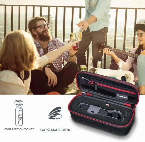 Vista 7 de Smatree Estuche rígido con bolsillo DJI Osmo 2/DJI Osmo Pocket (XS)