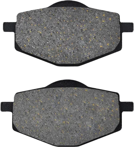 Vista 3 de AHL Juego de pastillas de freno semimetálicas compatibles con: Yamaha Warrior YFM350 1987-1988 BANSHEE YFZ 350 T/U/W 1987-1989 YFM350 XT 1987
