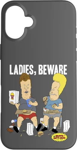 Vista 22 de iPhone 16 Beavis and Butt-Head Ladies Beware Case