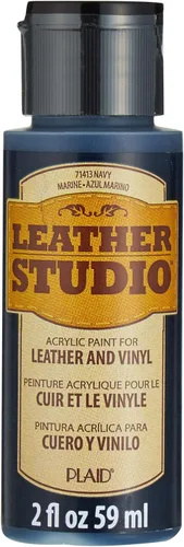 Vista 16 de Leather Studio 71411 pintura para piel de color blanco, 2 onzas