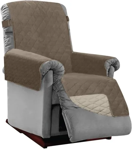 Vista 151 de Sofa Shield Funda de sofá con correa, reversible, resistente a las manchas y al desgarro, funda acolchada de microfibra, lavables, asiento de 62