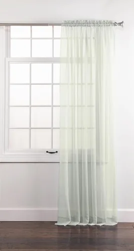 Vista 38 de Stylemaster Elegance Cenefa recta de gasa transparente, 60 x 14 pulgadas, color dorado