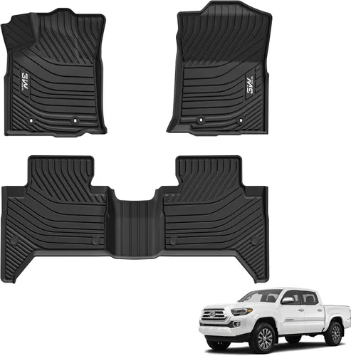 Vista 27 de 3W Alfombrillas para Toyota Sienna 2021-2026 LE/XLE (solo para 8 asientos), revestimiento de suelo TPE para todo tipo de clima, ajuste personalizado