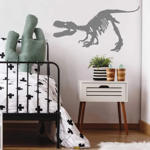 Vista 6 de Adhesivo decorativo para pared, diseño de esqueleto de Tyrannosaurus Rex