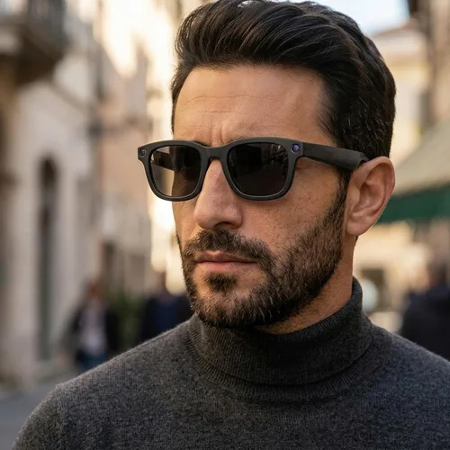 Vista 9 de Lentes inteligentes 4K con cámara, lentes Bluetooth de traducción