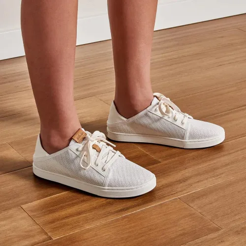 Vista 5 de OLUKAI Pehuea Li - Tenis sin cordones para mujer, zapatos casuales para uso diario con tacón caído y diseño de malla transpirable, ligeros y cómodos