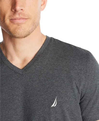 Vista 4 de Nautica Camiseta de manga corta para hombre con cuello en V