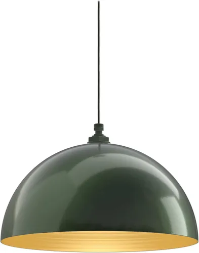 Vista 70 de Steel Lighting Co. Melrose - Lámpara colgante Montada en el techo Cúpula redonda de 18 pulgadas Estilo moderno contemporáneo de granja