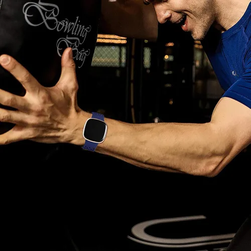 Vista 6 de Maledan Compatible con Fitbit Sense Band Fitbit Versa 3 Band Fitbit Sense 2 Band Fitbit Versa 4 Bandas, correa de reloj deportiva impermeable
