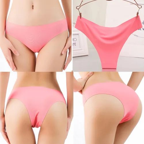Vista 3 de GaaiKei Paquete de 6 tangas invisibles para mujer ropa interior sin costuras