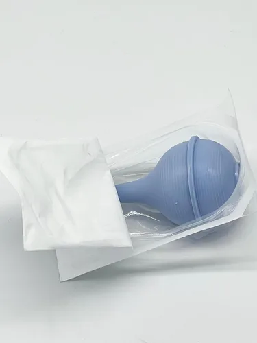Vista 4 de Comfort Soft - Bombilla de goma estéril para bebé, con succión para apretar a mano, 2 onzas, nasal, úlcera (paquete de 2)