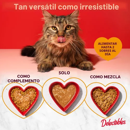 Vista 5 de Hartz Delectables - Golosinas húmedas para gatos, atún, 12 unidades - 3270011057