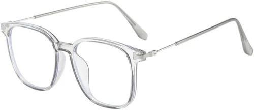 Vista 9 de Shiratori Square Blue Light Blocking Glasses for Women Men, Lightweight Frame Anti Eyestrain Computer Glasses Verde