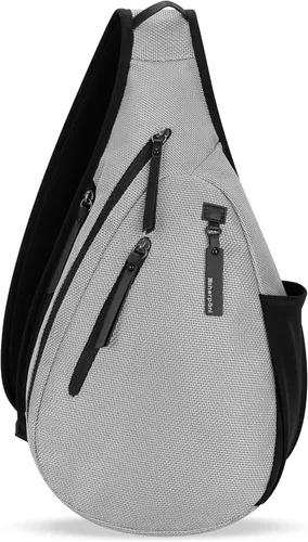 Vista 5 de Sherpani Esprit, bolso bandolera antirrobo, mochila cruzada Beige