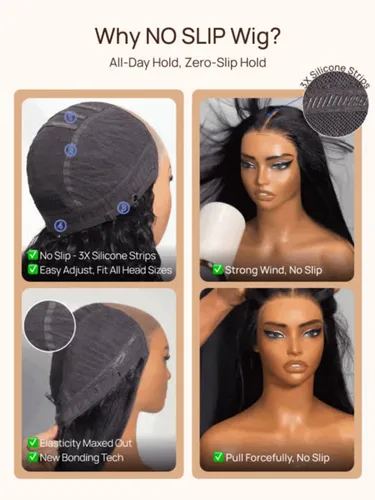 Vista 7 de Nadula Yaki - Peluca de cabello humano lacio estilo Bob con cordón y capas de enmarcar la cara, densidad del 180%, sin pegamento, 7x5 Bye Bye Knots