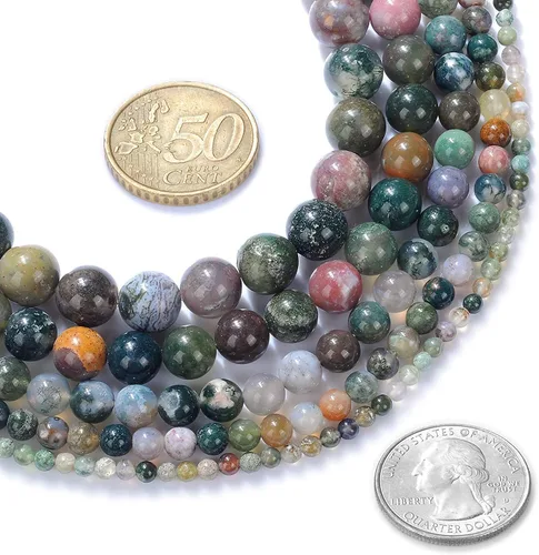 Vista 11 de 6mm Nature Stone Beads Amazonite Gemstone Beads Loose Beads for DIY Jewelry Making Approxi 15.5 inch 60pcs 1 Strand per Bag