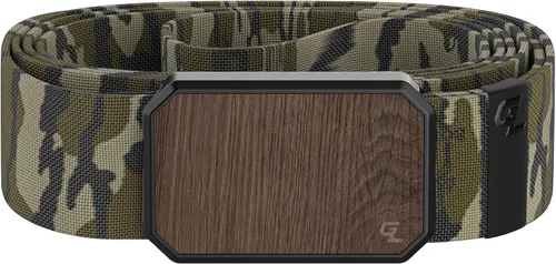 Vista 10 de Groove Life - Cinturón de nailon elástico para hombre con hebilla magnética de aluminio