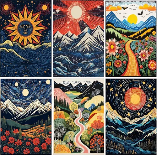 Vista 9 de DOTSOPS Kits de Pintura de Diamantes Arte Adultos Kit de Pintura Manualidades DIY Arte de Diamantes 5D Paquetes Kits Completos para Adultos