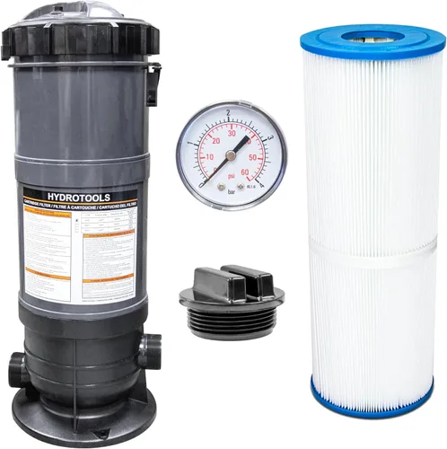 Vista 17 de SWIMLINE HYDROTOOLS - Tanque de cartucho de piscina sobre el suelo y elemento de filtro de repuesto, 100 pies cuadrados Sistema de filtración