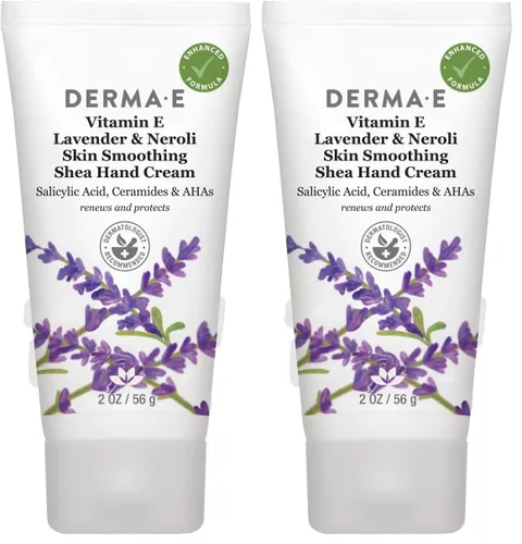 Vista 9 de DERMA E Crema de manos de karité suavizante de lavanda y neroli, 2 onzas
