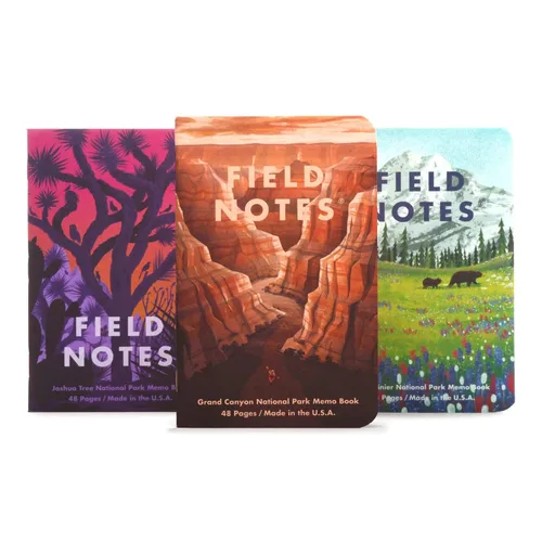 Vista 10 de Field Notes: Paquete Original de Kraft de 3 - Papel Mixto (1 Gráfico/Cuadrícula, 1 Rayado/Lineado, 1 Liso/Blanco) Cuadernos de Notas - Cuadernos