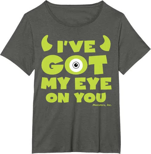 Vista 17 de Disney Pixar Monsters Inc Mike Wazowski Eye On You - Camiseta, Negro, S