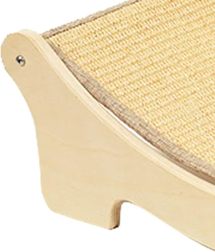 Vista 7 de Cat Hammock Bed, Wooden Elevated Cat Scratcher Bed Easy Assembly Multifunctional Scratching with Year Round Comfort for Indoor Cats