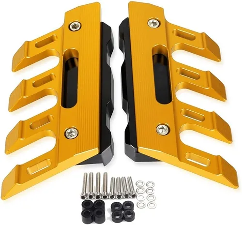 Vista 8 de SCUUBE Para Yamaha MT-09 MT-07 MT03 MT01 Bloque de protección de guardabarros delantero de motocicleta, protector lateral de caída, protector