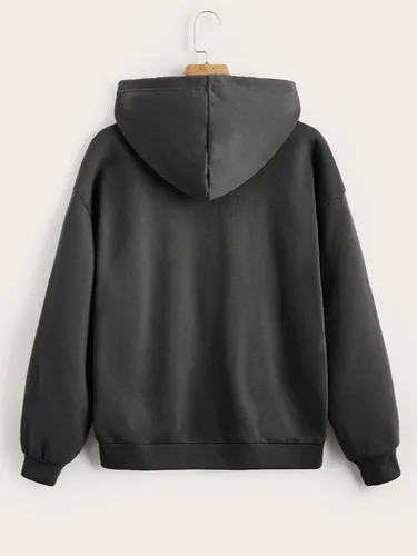 Vista 2 de SOLY HUX Women's Zip Up Y2k Hoodies Jacket Star Print Graphic Drawstring Long Sleeve Sweatshirt