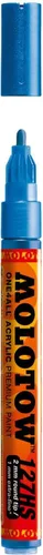 Vista 21 de Molotow ONE4ALL - Marcador de pintura acrílica, 0.059 in, negro metálico, 1 cada uno (127.501)