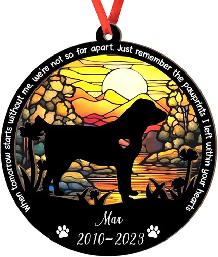 Vista 76 de Adorno personalizado para atrapasoles de sabueso afgano, adorno de Navidad de sabueso afgano – Regalo para perro amante, sabueso afgano