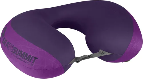 Vista 10 de Sea to Summit Aeros Premium Traveller - Almohada inflable para el cuello, color lima