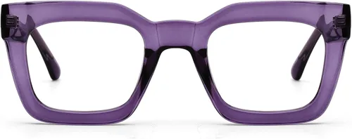 Vista 9 de AQWANO Elegantes anteojos de lectura cuadrados de gran tamaño para hombres y mujeres, diseño de moda, lectores de marco grande, lentes