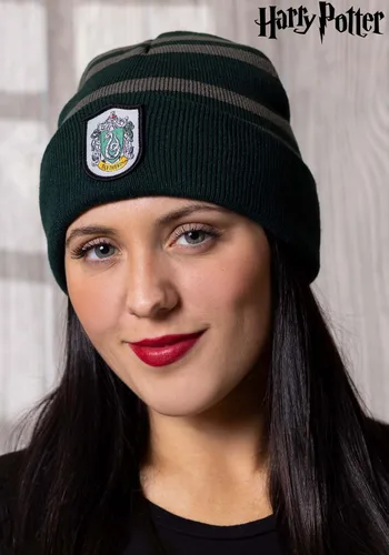 Vista 2 de elope Harry Potter Slytherin House - Gorro de punto color verde