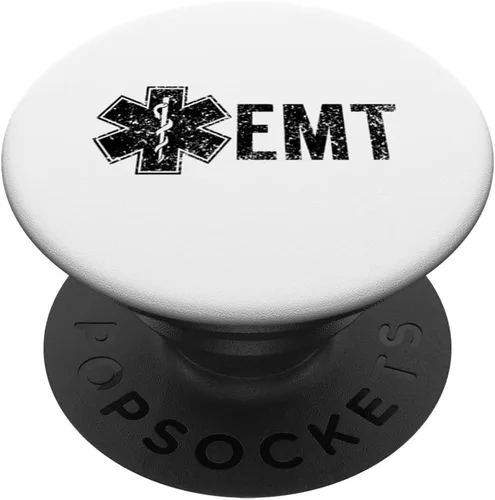 Vista 6 de Técnico médico de emergencia Servicios de ambulancia Trabajo EMT PopSockets MagSafe PopGrip para iPhone