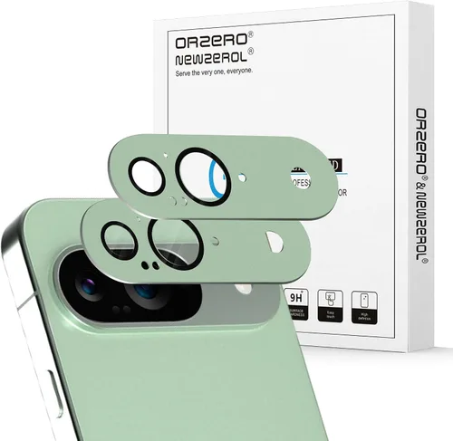 Vista 55 de Orzero Paquete de 2 protectores de lente de cámara compatibles con Google Pixel 9 Pro XL, protector de cámara de metal y vidrio de alta calidad
