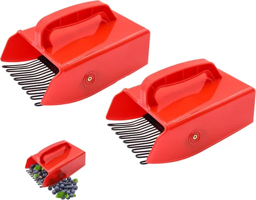 Vista 7 de 1/2/4 Pack Berry Picker, with Metallic Comb and Ergonomic Handle 1 Paquete