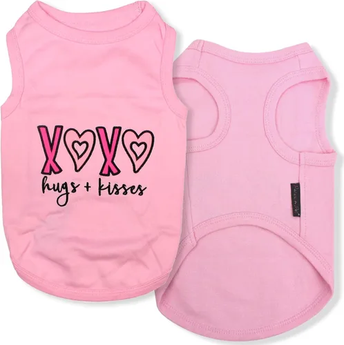 Vista 25 de Camiseta para perro Parisian Pet con palabras bordadas "Es mi cumpleaños" - Camiseta sin mangas para cumpleaños de perro - Chaleco ligero
