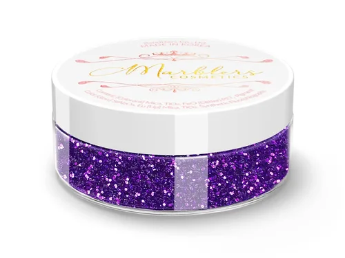 Vista 46 de MARBLERS Polvo de mica natural grueso [perla azul acero] 0.11 onzas (0.11 oz) altamente pigmentado no tóxico, vegano, libre de crueldad animal
