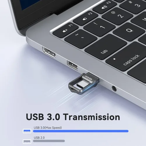 Vista 4 de KEXIN 32G USB C Flash Drive USB 3.0 Metal Dual Drive 32 GB USB Stick Mini Tamaño OTG Memory Stick para Tipo-C Android Smartphones Tablets