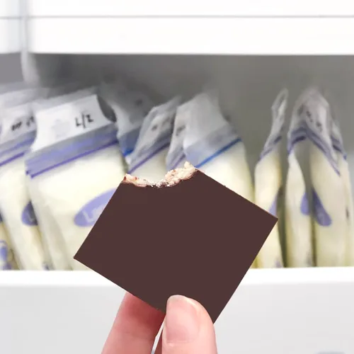 Vista 6 de Mrs. Patel's Golosinas de lactancia, caramelo salado y chocolate negro, 12