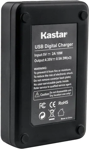 Vista 4 de Kastar NB-13L - Cargador de batería USB triple LCD compatible con Canon PowerShot SX620 HS, PowerShot SX720 HS, PowerShot SX730 HS, PowerShot SX740
