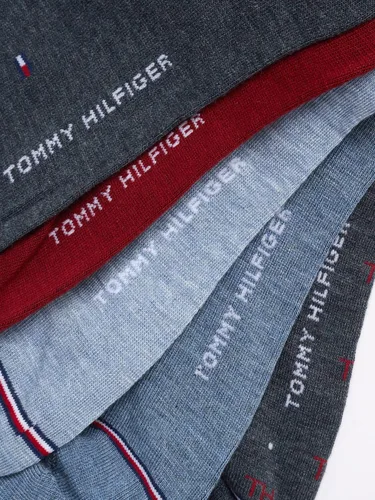 Vista 4 de Tommy Hilfiger Calcetines de vestir para hombre calcetines ligeros y cómodos paquete de 10