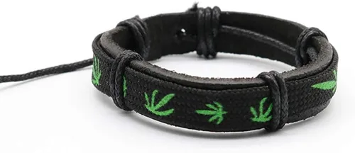 Vista 6 de Pulsera de 420 hojas, 4 piezas, Cuero