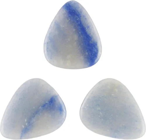 Vista 28 de Púa de Guitarra o Bajo de Piedra Amatista - Calibre Ultra Pesado de 3.0 mm - Forma 351 - Púa Exótica Artesanal de Gema Especial - 1 Paquete