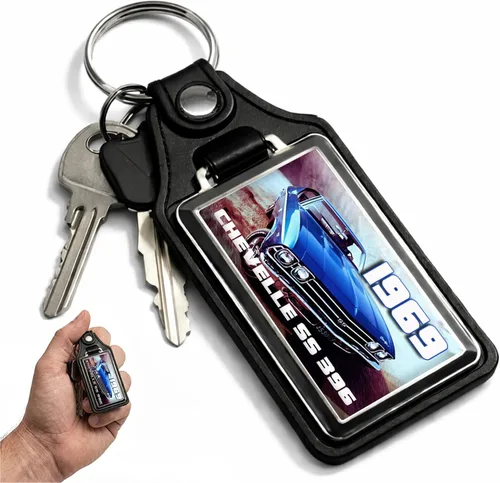 Vista 48 de Brotherhood Llavero de coche para Chevelle - Llavero de modelos clásicos para hombres y mujeres, llavero de regalo