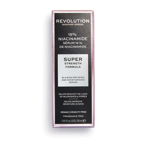 Vista 3 de Revolution Skincare - Suero refinador de poros y manchas de niacinamida al 15%, se dirige a manchas y poros grandes, vegano y libre de crueldad