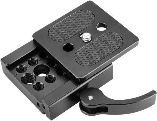 Vista 5 de Placa de liberación rápida compatible con estilo ARCA para accesorios de trípode de cámara DSLR