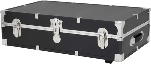Vista 3 de Seward - Maletero para debajo de la cama con ruedas y cerradura, negro, 31 pulgadas