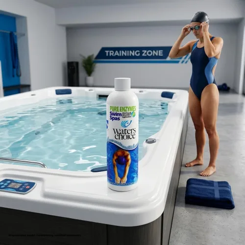 Vista 8 de Waters Choice Enzimas para spas de natación, tratamiento de agua de spa para spas de natación de 1000 a 2000 galones, específicamente formuladas